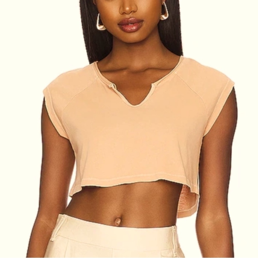 TULAROSA Green Hailey Crop Top